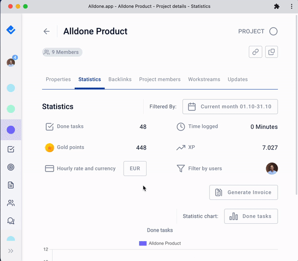 Invoice creation with Google Docs integration